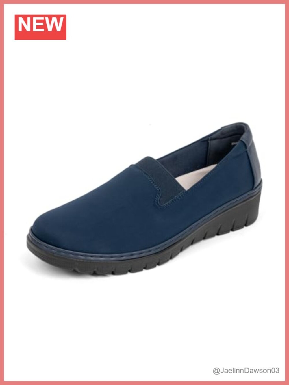 Women's Orthopedic Loafers Comfortable Slip-on Round Toe Arch Support Stretchy